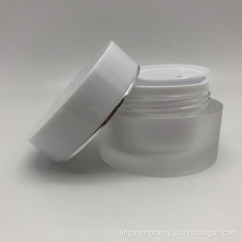 CONTENEUR ACRYLIQUE VERT 200G EMBALLAGE COSMETIQUE LOQ MOQ IMPRIME